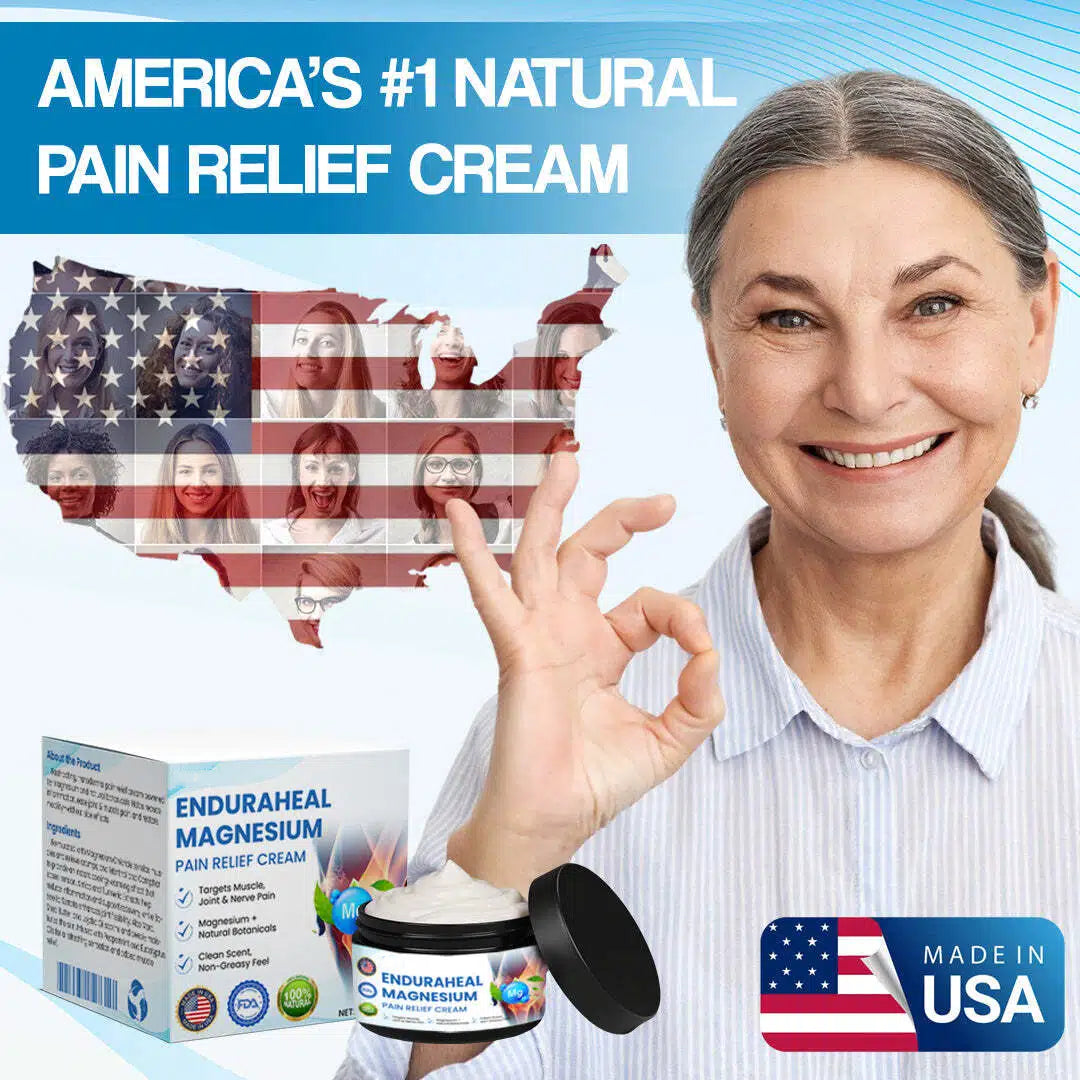Avanoo™ EnduraHeal Magnesium Pain Relief Cream (Treats Arthritis, Neuropathy, Rheumatism, Sports Injuries & More)