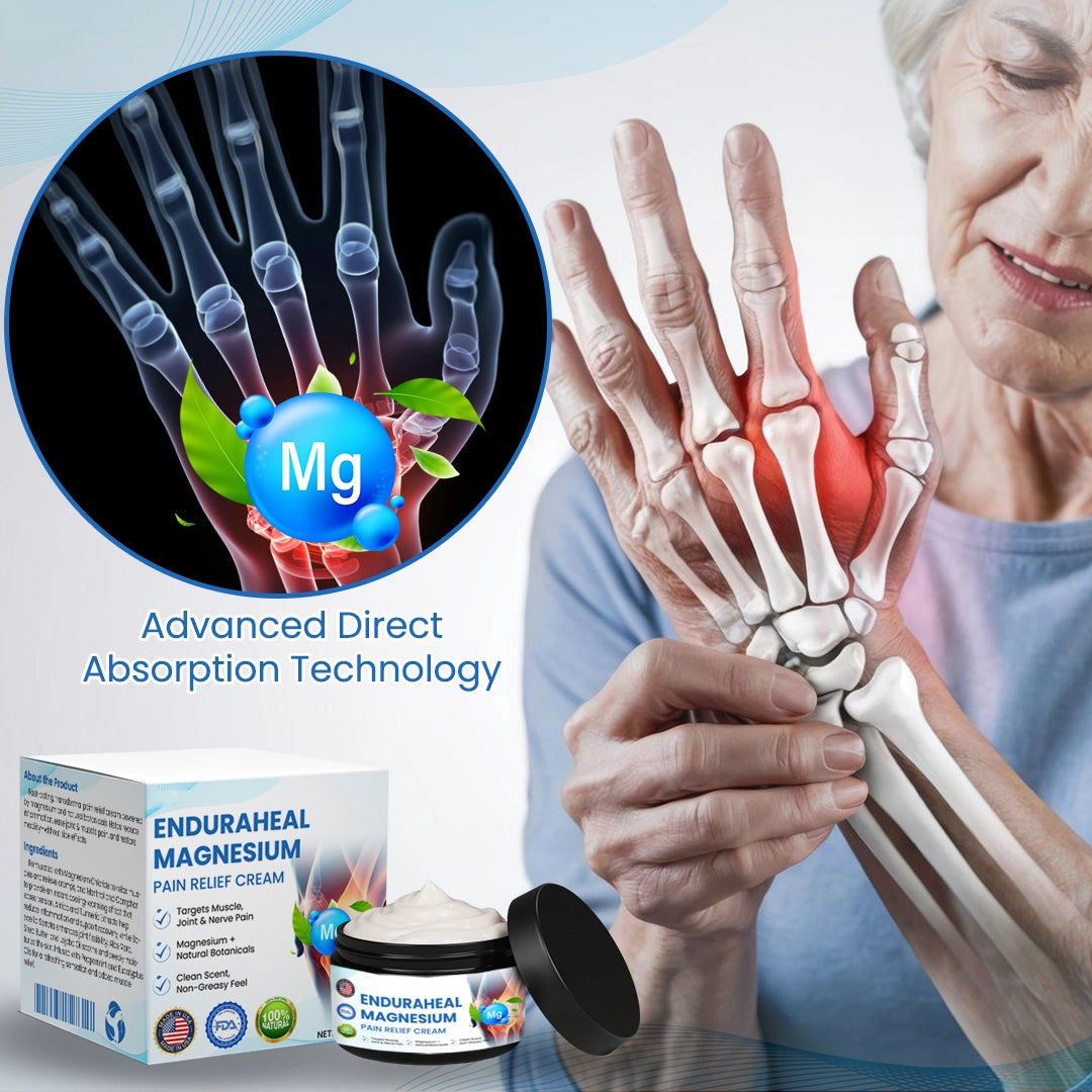 Avanoo™ EnduraHeal Magnesium Pain Relief Cream (Treats Arthritis, Neuropathy, Rheumatism, Sports Injuries & More)