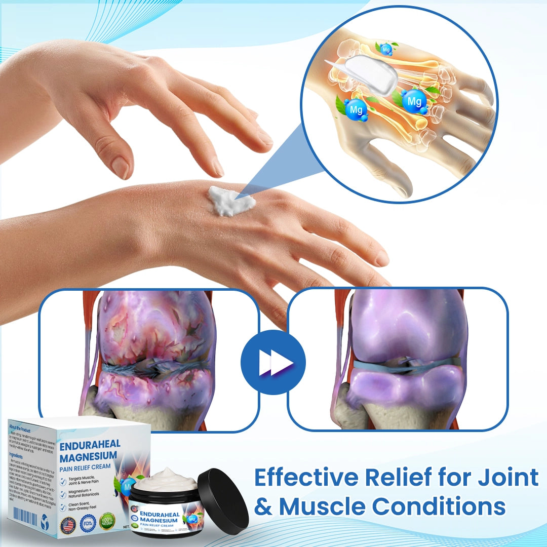 Avanoo™ EnduraHeal Magnesium Pain Relief Cream (Treats Arthritis, Neuropathy, Rheumatism, Sports Injuries & More)