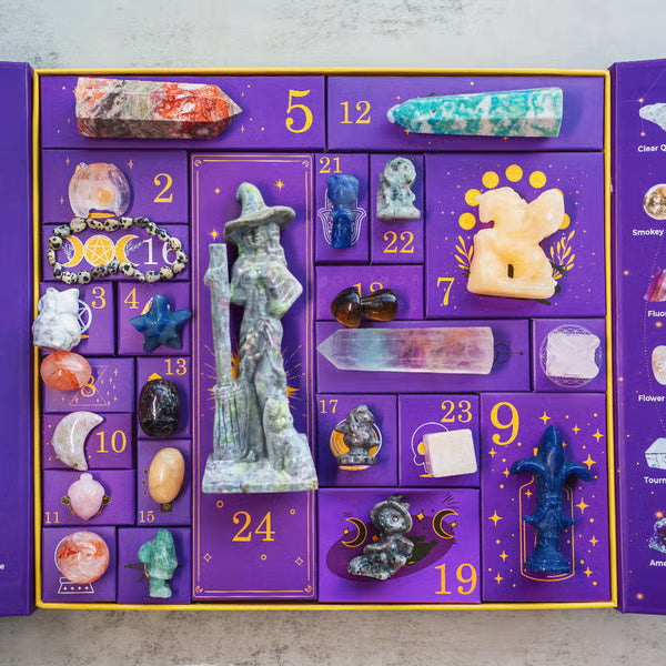 🔥🎃Reiki Resin Halloween Countdown Gift Box🔮The Magic of Healing and Energy Transfer!